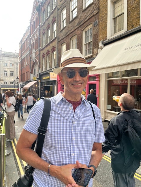 Joe Maffia outdoors traveling